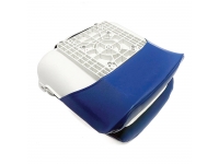 Купить Newstarmarine Сиденье пластмассовое складное с подложкой Newstarmarine All Weather High Back Seat бело-синее 75140 у официального дилера со скидкой