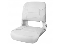 Купить Newstarmarine Сиденье пластмассовое складное с подложкой Newstarmarine All Weather High Back Seat белое 75140W у официального дилера со скидкой