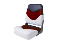 Купить Newstarmarine Сиденье мягкое складное Newstarmarine Premium High Back Boat Seat, бело-красное 75128WRC у официального дилера со скидкой