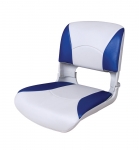 Купить Newstarmarine Сиденье пластмассовое складное с подложкой Newstarmarine Deluxe All Weather Seat, бело-синее 75113WB у официального дилера со скидкой