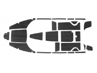 Купить Нет данных Комплект палубного покрытия Marine Rocket для Феникс 600HT, тик черный, белая полоса у официального дилера со скидкой
