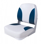 Купить Newstarmarine Сиденье мягкое складное Newstarmarine Classic Low Back Seat, серо-синее у официального дилера со скидкой