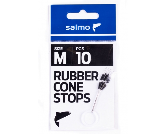 Стопоры резиновые Salmo RUBBER CONE STOPS р.002M 10шт.