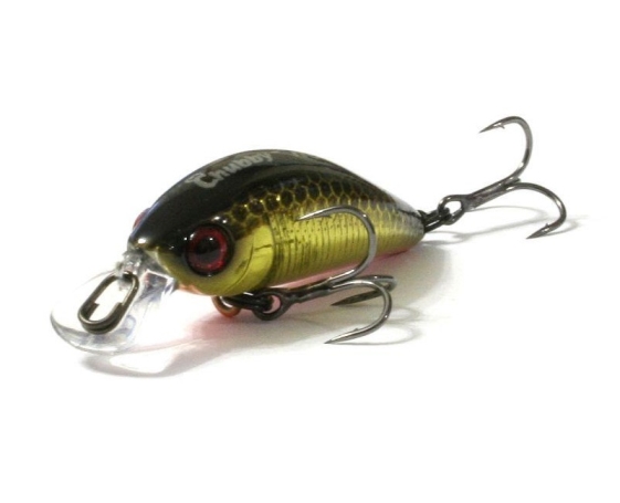 Воблер JACKALL Chubby Minnow 35 цвет hl gold & black