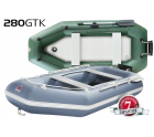 Надувная лодка Yukona (Юкона) 280 GTK киль (без пайола, транец в комплекте)(зеленая, серая)