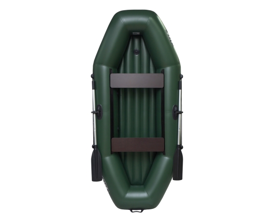 Надувная лодка SibRiver Агул-270 (надувное дно) гребная 2-местная (серая)