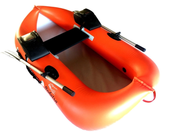 Надувная лодка Ондатра R200 оранжевая