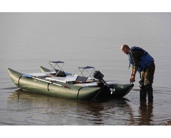 Катамаран рыбака Вольный ветер Дельта 380 14002