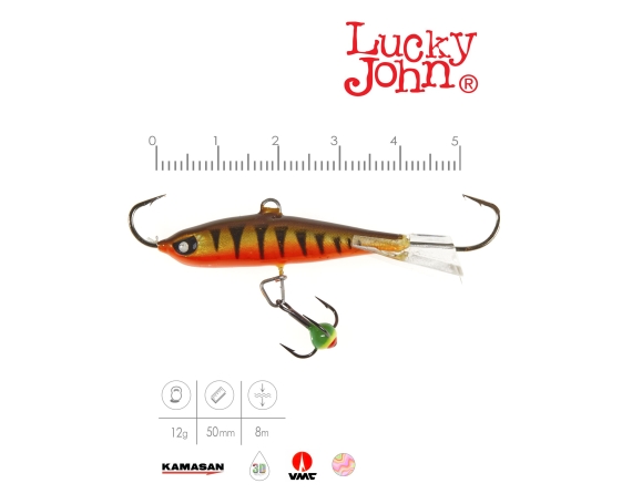 Балансир Lucky John NORDIC 4 + тр. 40мм/41 блистер арт.51401-41H