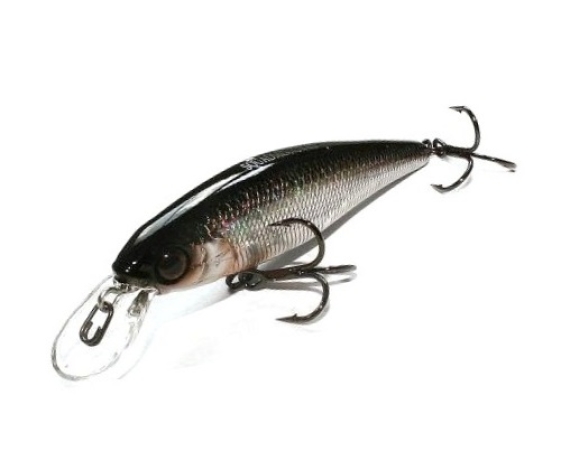 Воблер JACKALL Squad Minnow 80 SP цвет HL Silver & Black