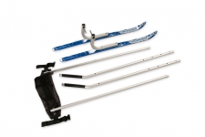 Лыжный комплект Burley Ski Kit для велоприцепов, серебристо-черный