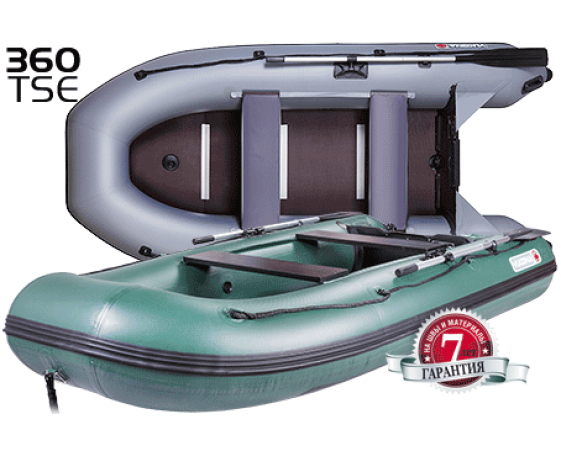 Надувная лодка YUKONA 360 TSE (F) -в комплекте с фанерным пайлом