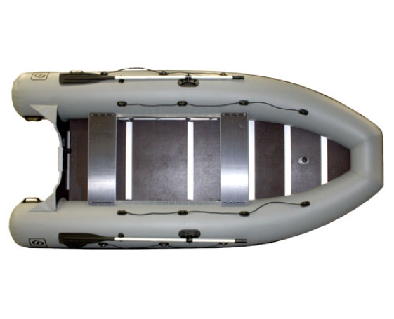 Надувная лодка Фрегат M-430 серая