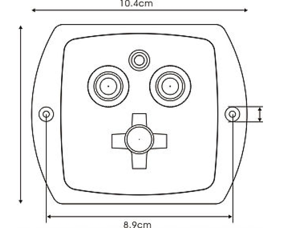 Пульт врезной ДУ прожектора комбинированный ALLREMOTE RX-SL013C