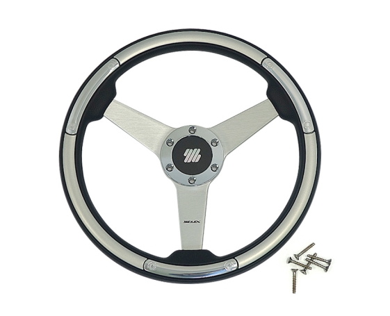 Колесо рулевое ULTRAFLEX LINOSA S/S серебристое