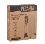 Масляный радиатор Ресанта ОМ-12А