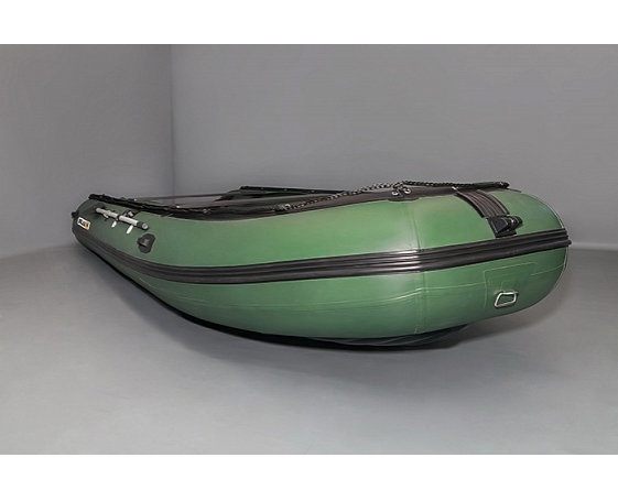 Надувная лодка Солар 600 Jet Tunnel зеленый - фото 1