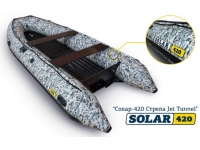 Купить Solar Надувная лодка Солар 420 Стрела Jet Tunnel пиксель