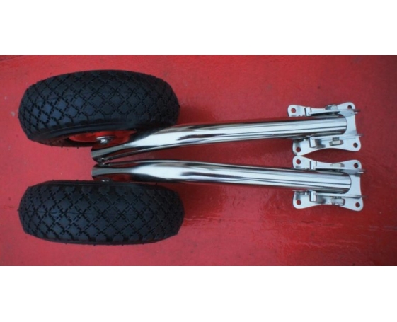 Транцевые шасси Колесец (стандартные) для лодок с жестким дном длиной от 3м 50 см 111