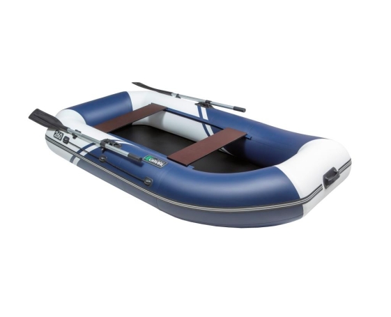 Надувная лодка Пеликан GAVIAL 240НТ навесной транец + слань 1,5м SPORT