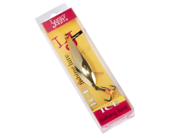 Блесна вертикальная зимняя Lucky John X-BLADE с тр. 7,6г G блистер арт.LJXB55-G