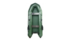 Надувная лодка SibRiver Бирюса-305 надувное дно (зеленая)