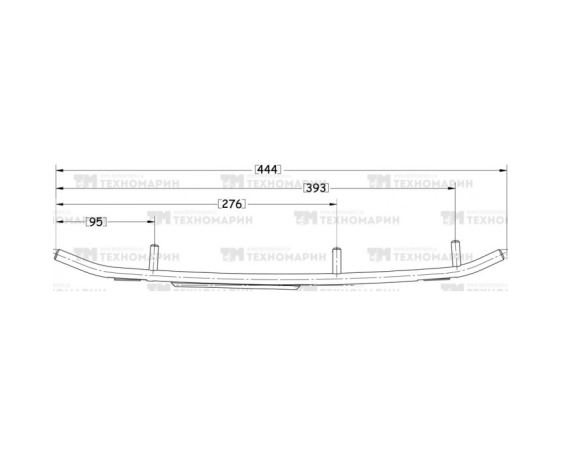 Конек лыжи SPI Polaris (комплект 2шт) A-04-0-4-226