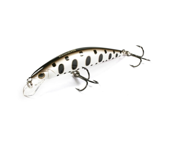 Воблер JACKALL TIMON Tricoroll 67HW white & black yamame