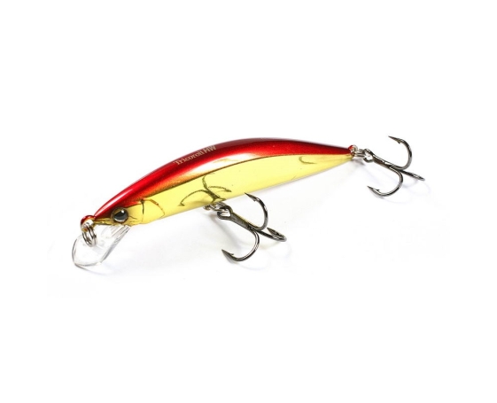Воблер JACKALL TIMON Tricoroll 83HW haku red & gold