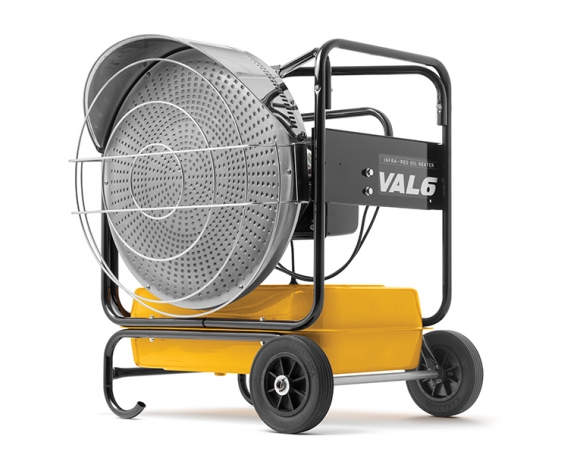 Нагреватель инфракрасный дизельный (обогреватель) VAL6 KBE1SC, 32.5 кВт, 2,67 кг/ч, бак 35 л, 38 кг