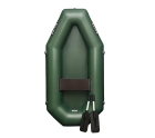Надувная лодка SibRiver Skiff-200 light гребная 1-местная (зеленая)