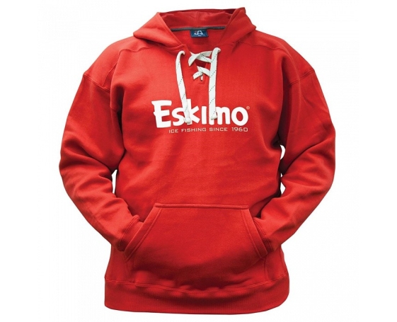 Свитер Eskimo Red Hockey Lace Hoodie (Small)