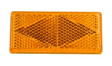 Катафот прямоугольный КТ-001, оранжевый, МЗСА