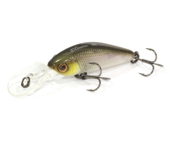 Воблер JACKALL Diving Chubby Minnow 35SP цвет ghost wakasagi