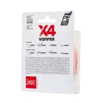 Леска плетёная Lucky John Vanrex х4 BRAID Fluo Orange 125/017