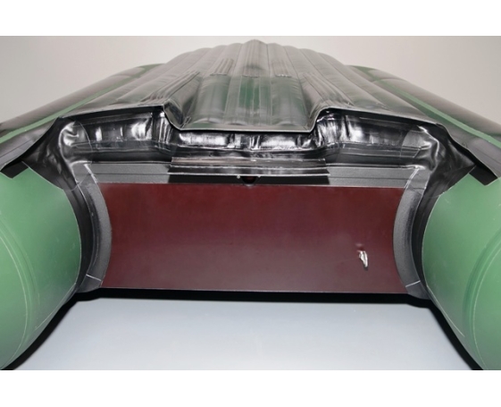 Надувная лодка Solar (Солар)-380 Jet tunnel Зеленый