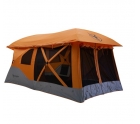 Палатка туристическая с тамбуром автомат GAZELLE T4 PLUS SUNSET ORANGE