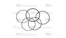 Поршневые кольца WSM Yamaha 1100 (номинал) 010-972