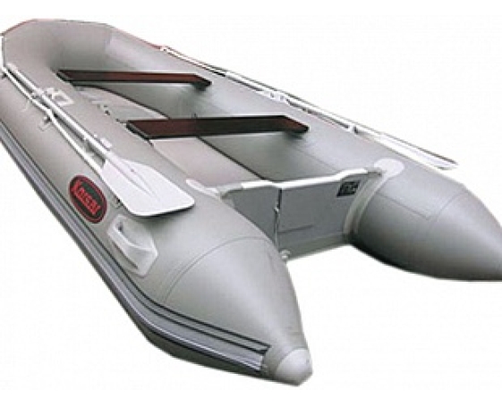 Надувная лодка Мнев J.Silver J.S 300E (светло-серый)