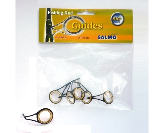 Кольца пропускные Salmo SIC TITANIUM разм.25 5шт. арт.228-025