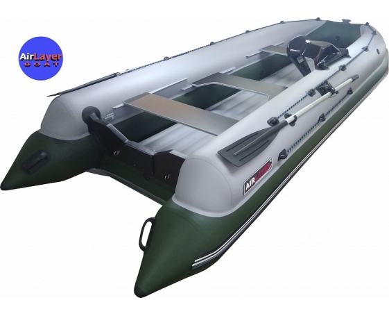 Надувная лодка AirLayer Сатурн 410 комплектация Компакт
