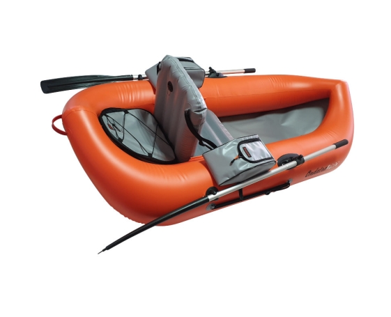 Надувная лодка Ондатра R200 оранжевая