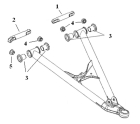 Комплект втулок для нижних рычагов (SM-08183, SM-08184) Polaris SM-08279 SPI