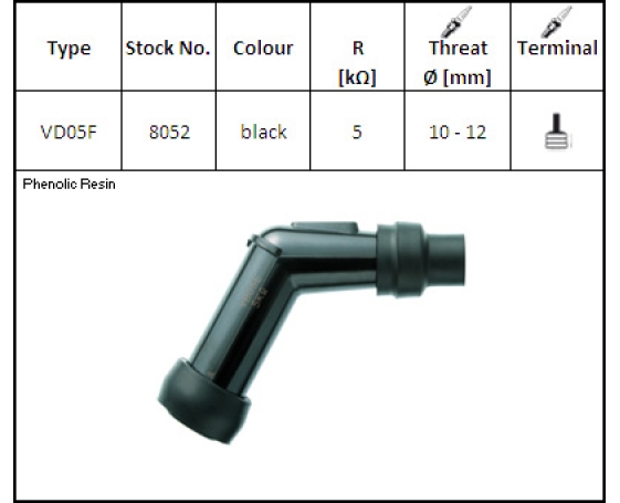 Колпачок свечи зажигания NGK VB05F 8032