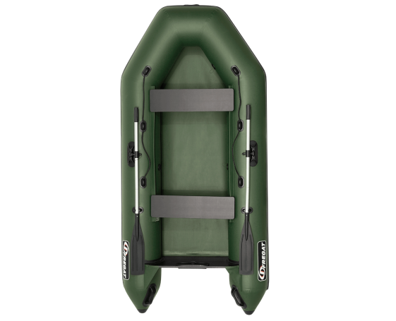 Надувная лодка Фрегат 280 E Лайт, зеленая