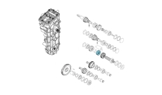Шестерня КПП снегохода BRP 156151-29 Gears Corporation