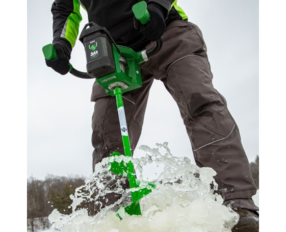 Электрический ледобур ION 40V Lithum  6"/150мм Auger  с реверсом и батареей на 3AMP