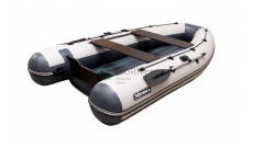 Надувная лодка Sibriver Хатанга-350 НДНД (серая-двухцветная)