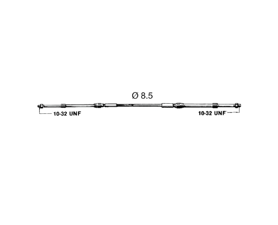 Трос управления ULTRAFLEX C8 40"