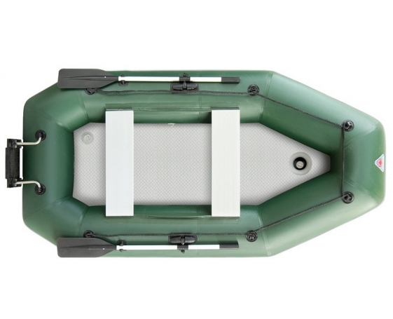 Надувная лодка Yukona (Юкона) 300 GT (без пайола, транец в комплекте) (зеленая, серая)